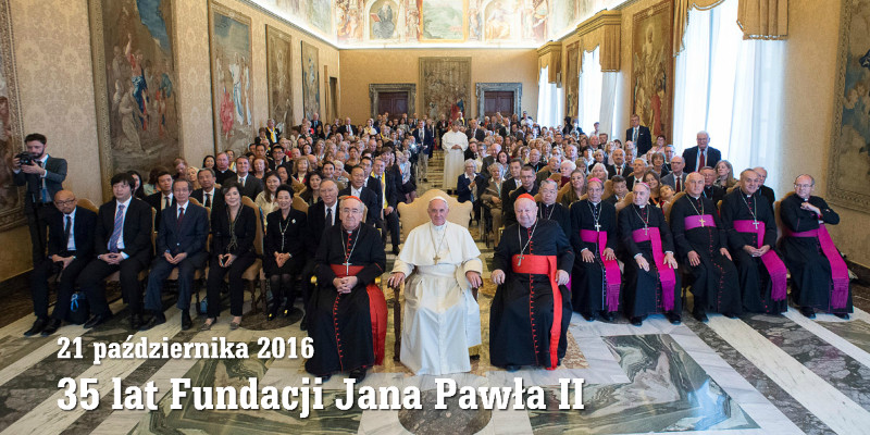 Papieska audiencja dla Fundacji Jana Pawła II