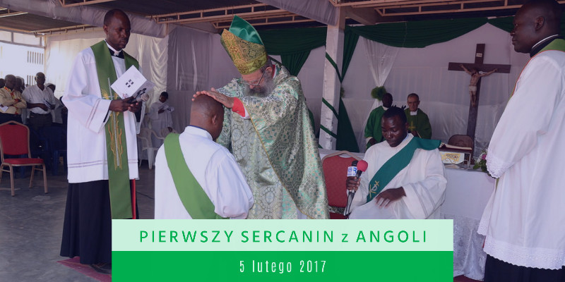 Pierwszy sercański kapłan z Angolii