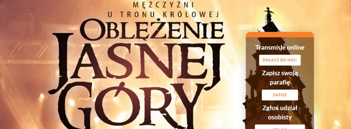 Męskie oblężenie Jasnej Góry 2020